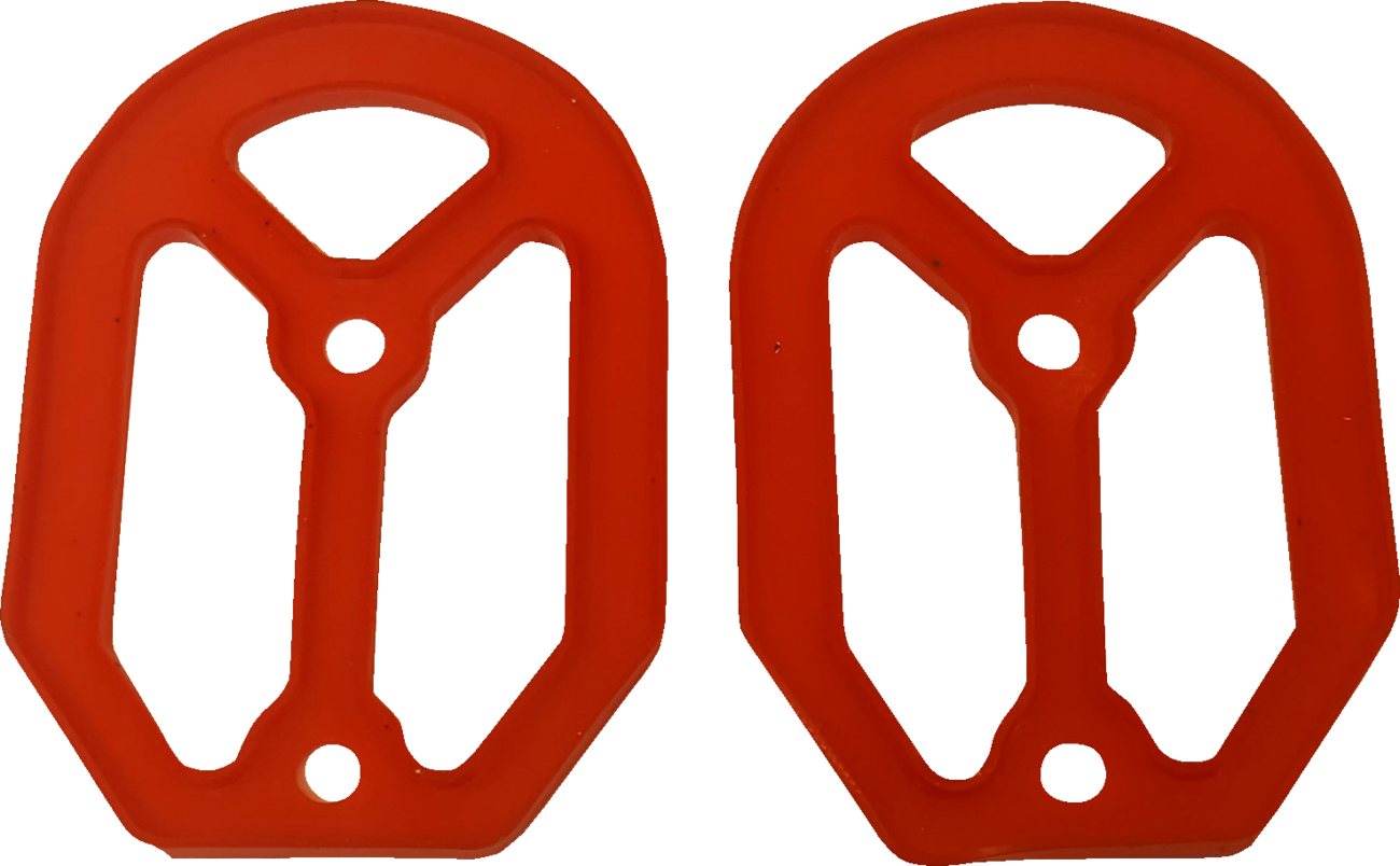 DRAG SPECIALTIES Qualifier Insert - Rubber - Red P17-6602-R