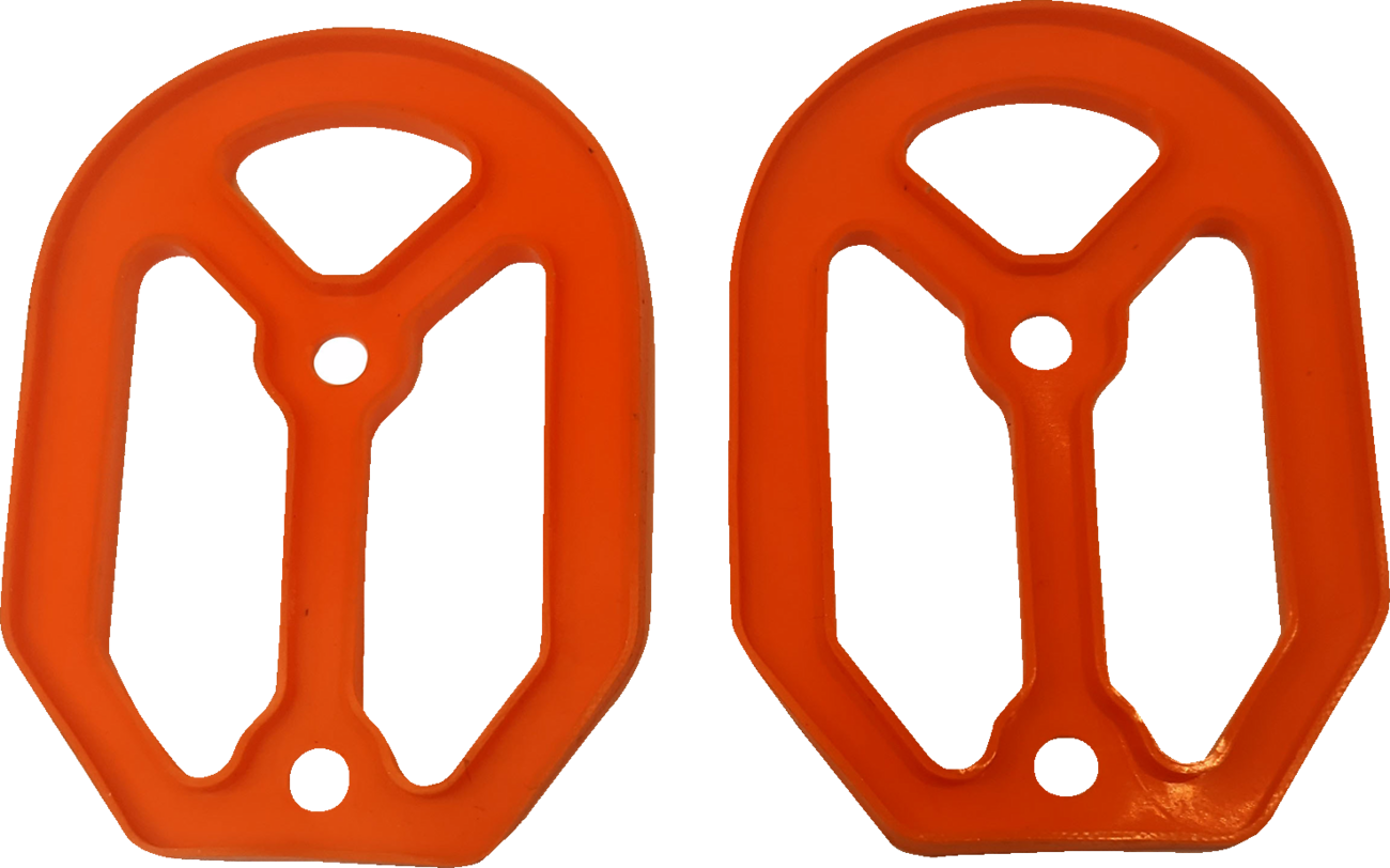 DRAG SPECIALTIES Qualifier Insert - Rubber - Orange P17-6602-O