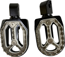 DRAG SPECIALTIES Qualifier Foot Pegs - Black - Passenger P17-0/6602BWMP