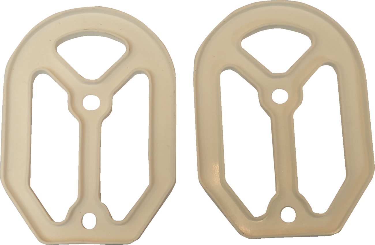 DRAG SPECIALTIES Qualifier Insert - Rubber - White P17-6602-W