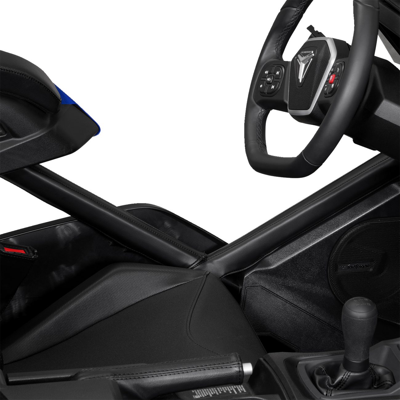 SHOW CHROME Frame Tube Cover - Black - Slingshot H44-11BK