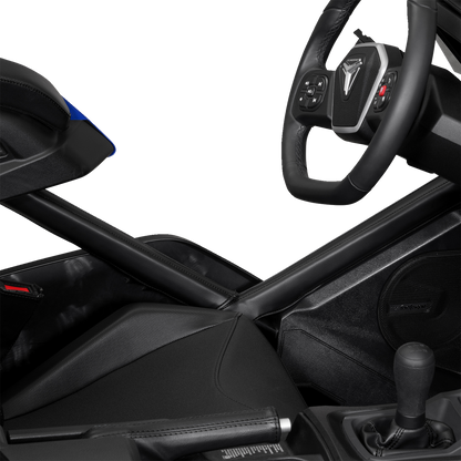 SHOW CHROME Frame Tube Cover - Black - Slingshot H44-11BK