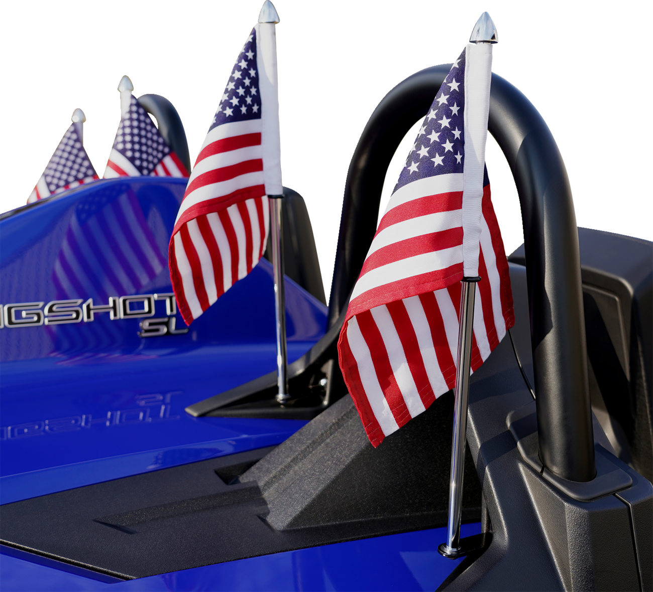 SHOW CHROME Flag Pole - Chrome - Slingshot 44-106