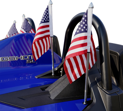 SHOW CHROME Flag Pole - Chrome - Slingshot 44-106