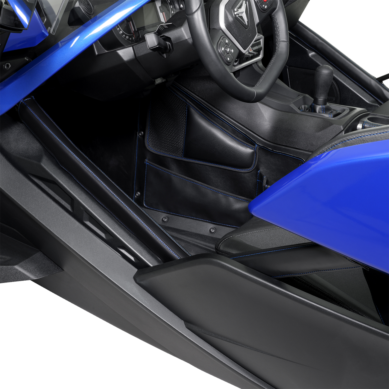 SHOW CHROME Frame Tube Cover - Blue - Slingshot H44-11BLU