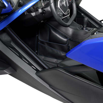 SHOW CHROME Frame Tube Cover - Blue - Slingshot H44-11BLU