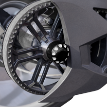 SHOW CHROME Axle Nut Cover - Black 44-105