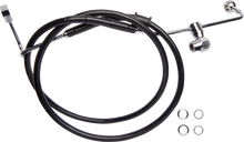 DRAG SPECIALTIES Brake Line - Rear - ABS - Black 6142100-BLK