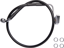 DRAG SPECIALTIES Brake Line - Rear - ABS - Black 6172101-BLK