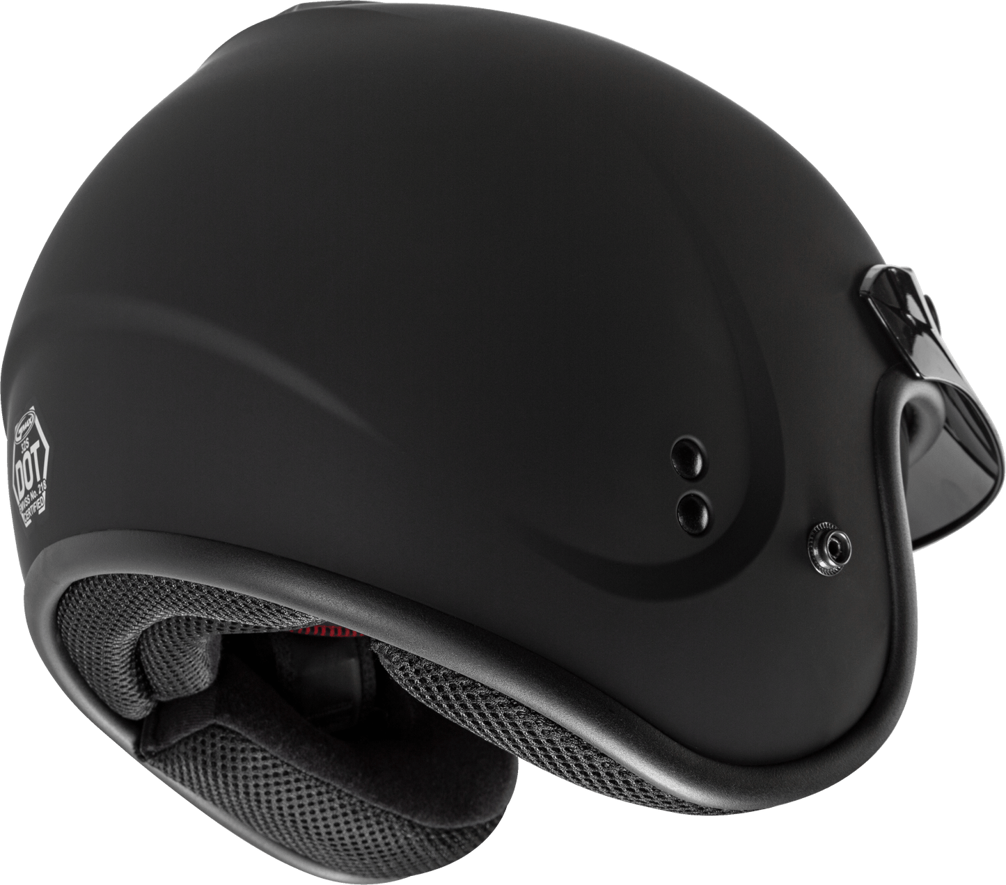 Gm 32 Open Face Helmet Matte Black Md