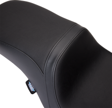 DRAG SPECIALTIES SEATS Predator 2-Up Seat - Vinyl - Black - Smooth - w/o Backrest - FLH/FLT '08-'24 0801-1487