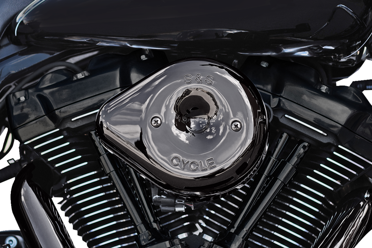 S&S CYCLE Stealth Teardrop Air Cleaner - M8 - Lava Chrome 170-0781