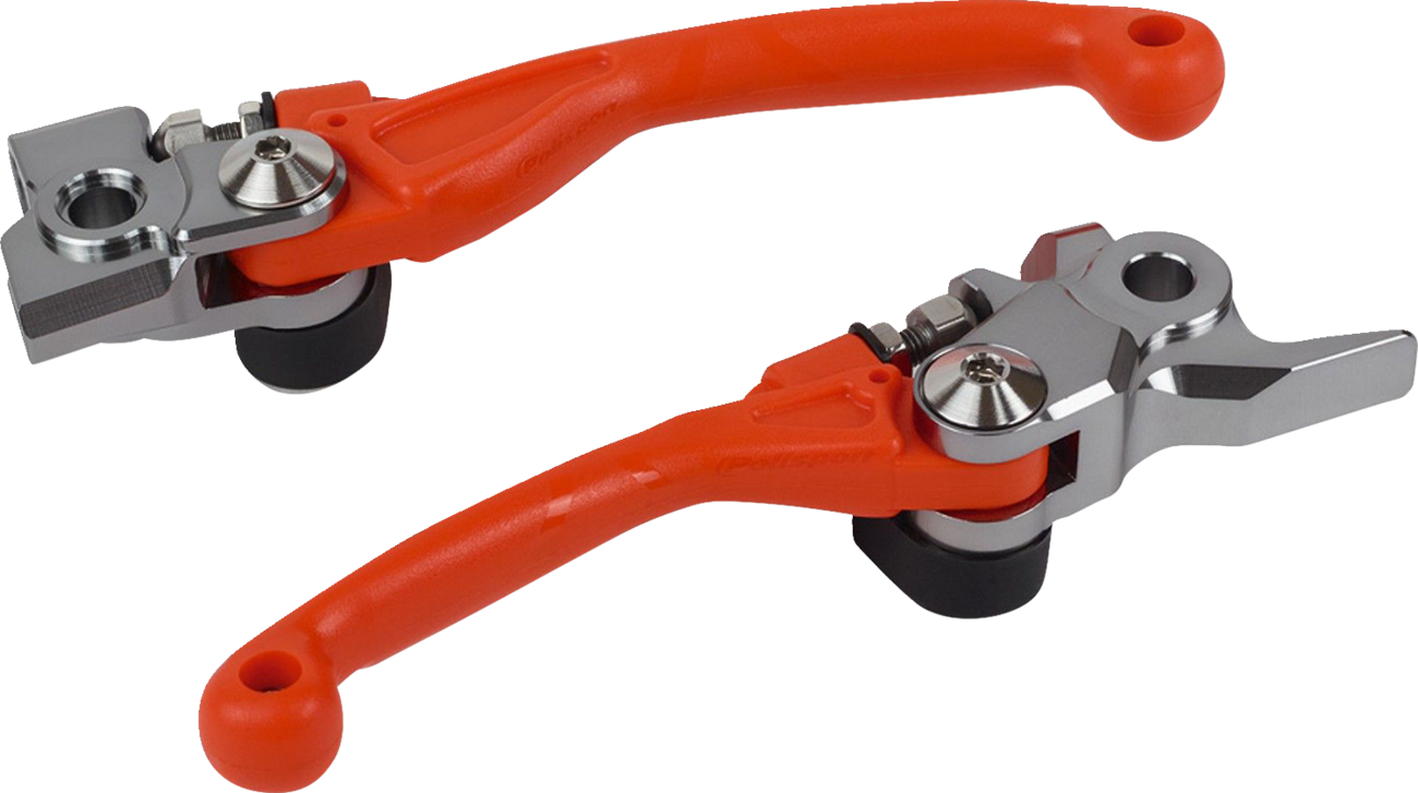POLISPORT Pivot Unbreakable Lever Set - '16 KTM Orange 8487200034