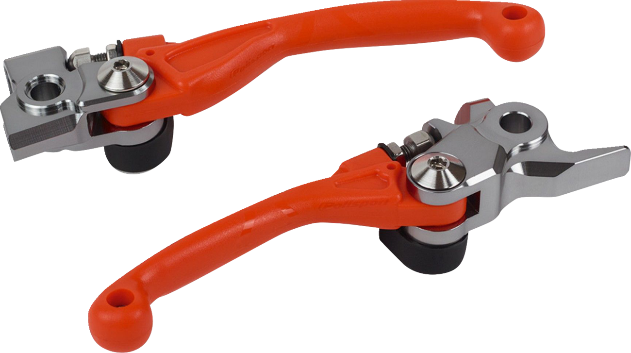 POLISPORT Pivot Unbreakable Lever Set - '16 KTM Orange 8487200039