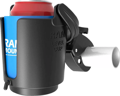 RAM MOUNTS Tough-Claw™ Mount with Level Cup™ Drink Holder RAM-B-132-400