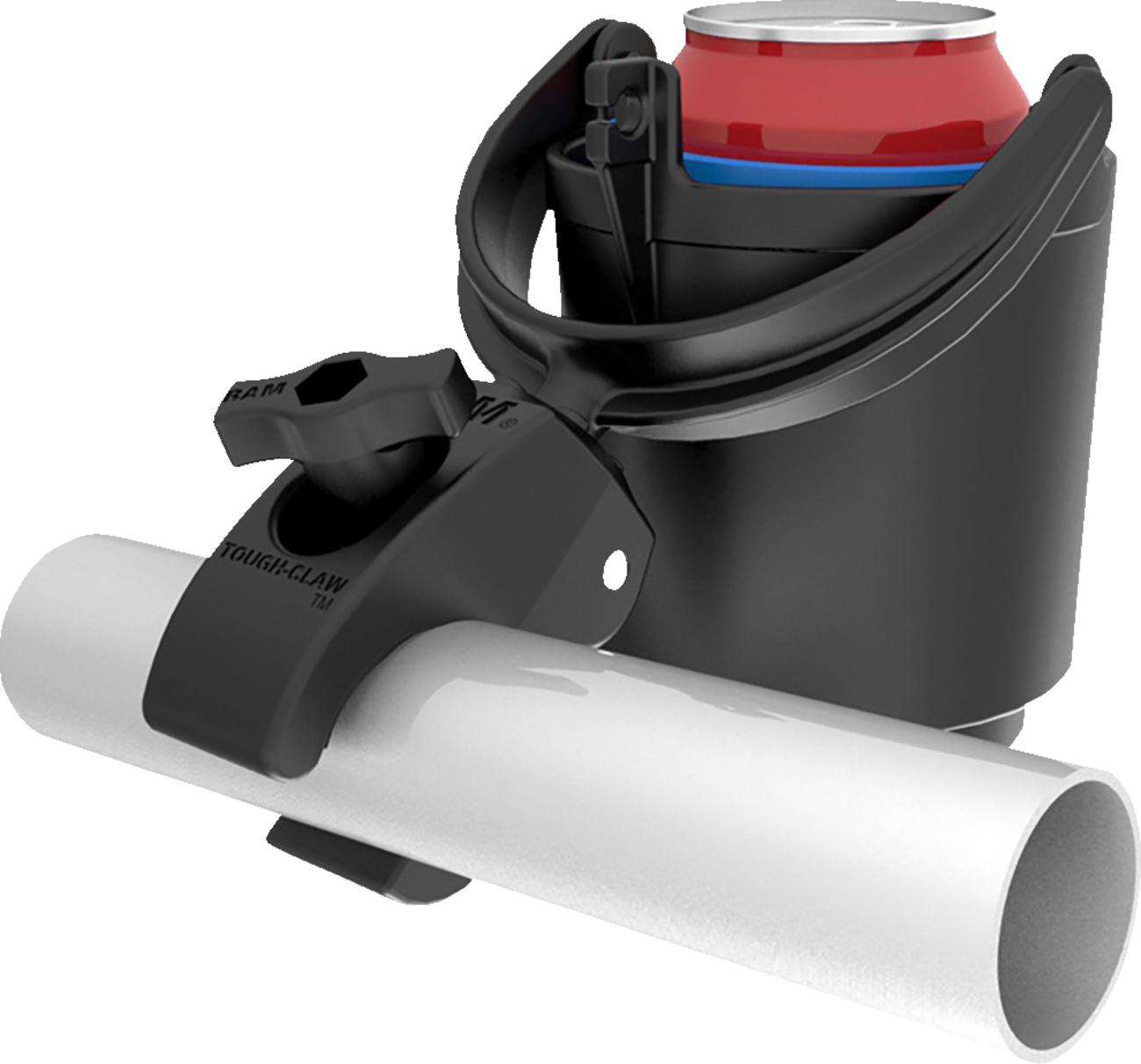 RAM MOUNTS Tough-Claw™ Mount with Level Cup™ Drink Holder RAM-B-132-400