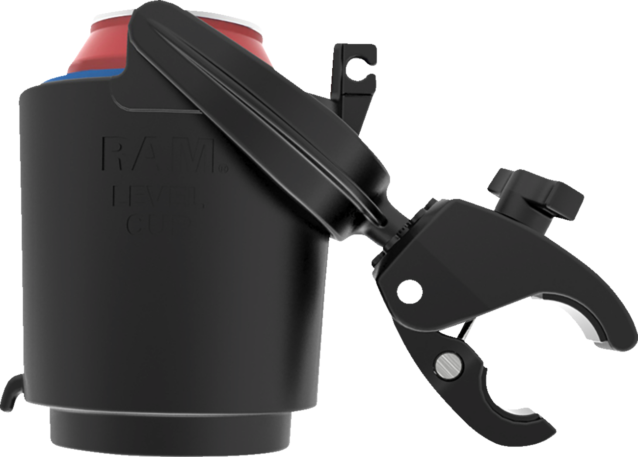 RAM MOUNTS Tough-Claw™ Mount with Level Cup™ Drink Holder RAM-B-132-400
