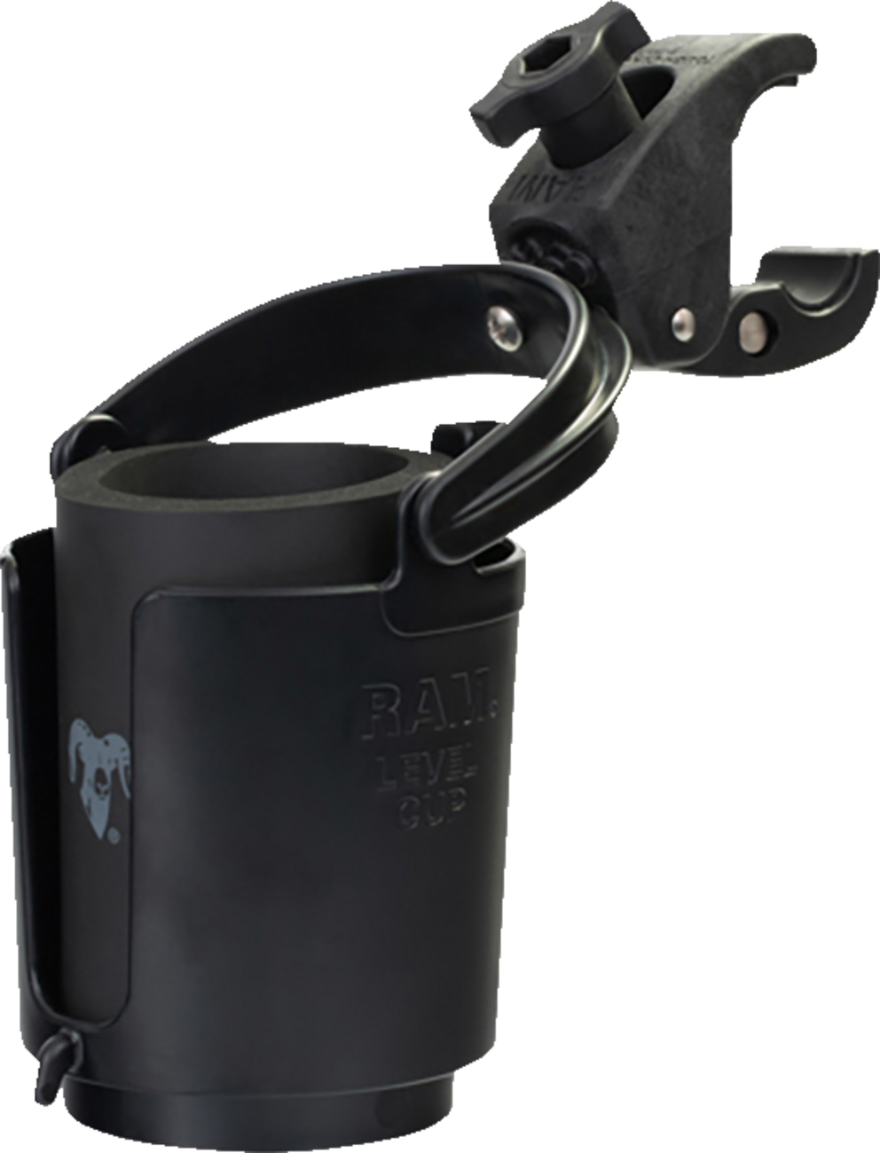 RAM MOUNTS Tough-Claw™ Mount with Level Cup™ Drink Holder RAM-B-132-400