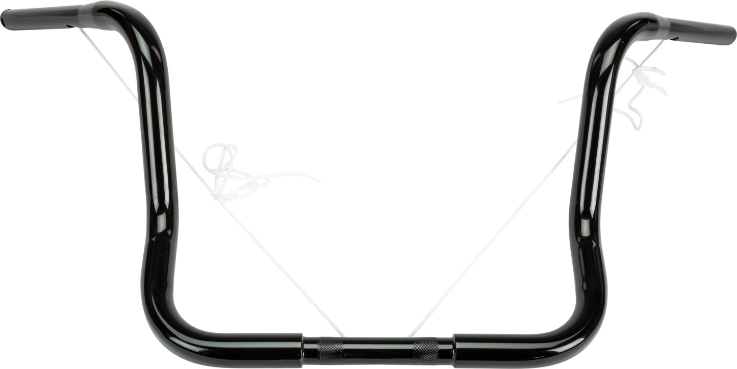 1.25" Bagger Ape Hanger 14" Gloss Black Tbw