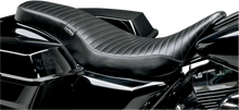 LE PERA Cobra Full-Length Seat - Pleated - Black - FL '08-'24 LK-079PT