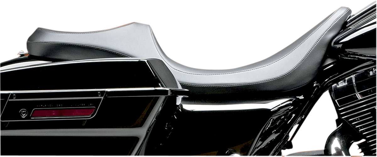 LE PERA Villain Daddy Long Leg Seat - Smooth - Black - FL '08-'23 LK-817DL