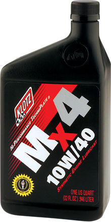KLOTZ OIL MX4 Synthetic Engine Oil - 10W-40 - 1 U.S. quart KL-860