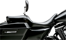 LE PERA Maverick Seat - with Backrest - Smooth - Black - FL '08-'23 LK-957BRS