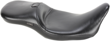 LE PERA Maverick Daddy Long Legs Seat - With Backrest - Black - Smooth - FL '08-'23 LK-957DLBRS