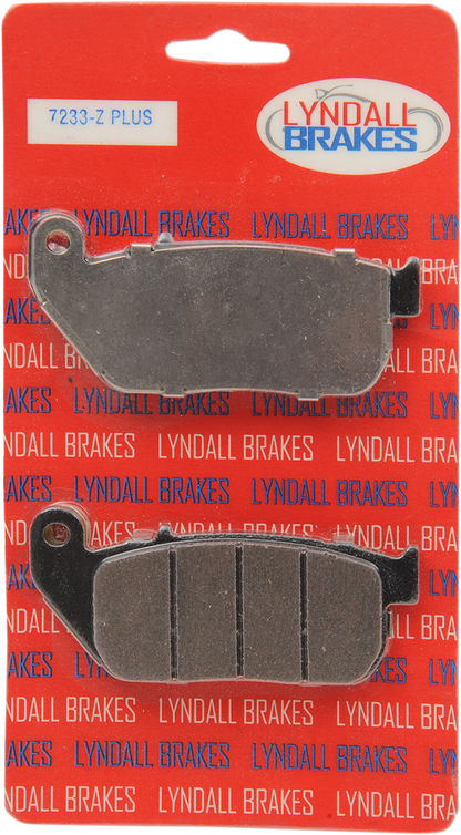 LYNDALL RACING BRAKES LLC Z-Plus Brake Pads - Sportster 7233-Z+
