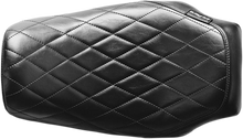 LE PERA Bare Bones Solo Seat - Diamond Stitch - Black - FL '08-'23 LK-005DM