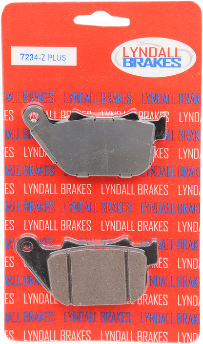 LYNDALL RACING BRAKES LLC Z-Plus Brake Pads - Sportster 7234-Z+