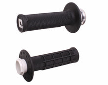 Micro X Lock On Grips Half Waffle Black/Silver