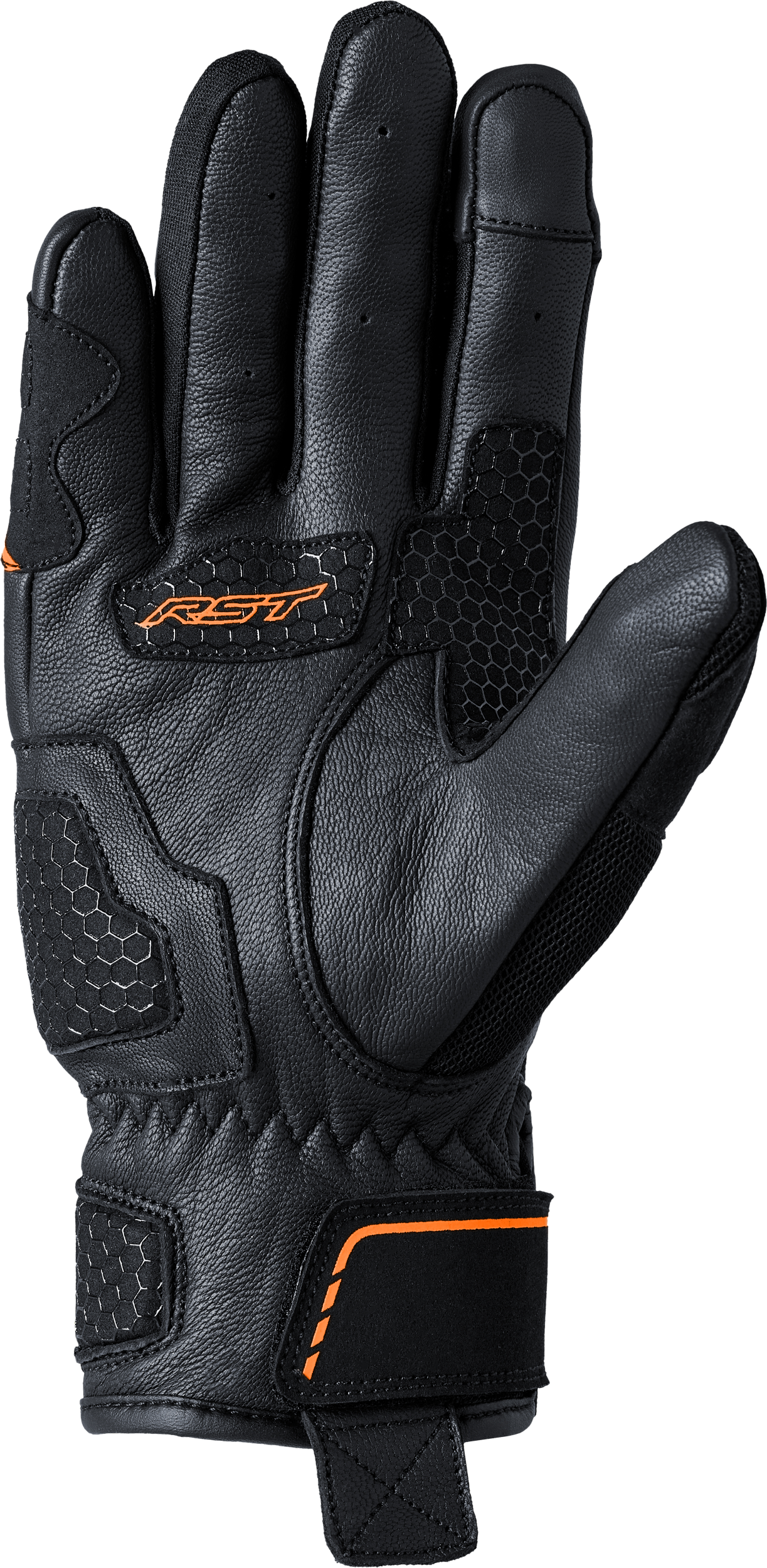 S1 Mesh Ce Glove Black/Neon Orange Md