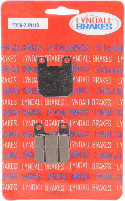 LYNDALL RACING BRAKES LLC Z-Plus Brake Pads - PM Calipers 7153-Z+
