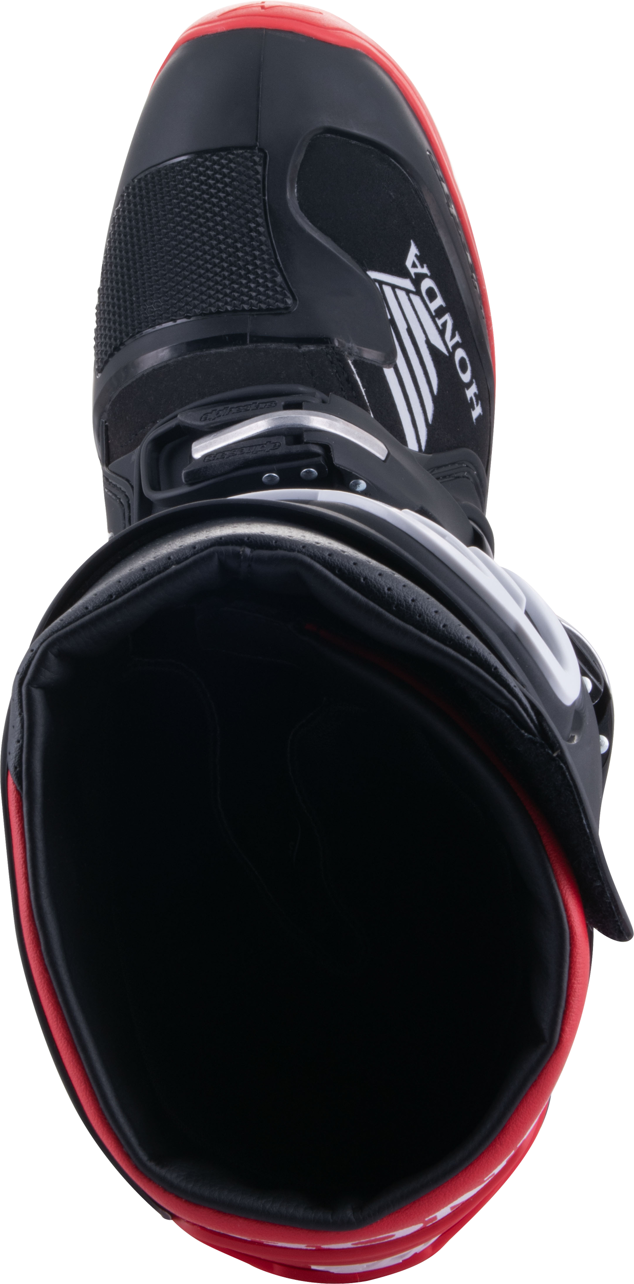 Honda Tech 7 Enduro Drystar Black/Bright Red Sz 9