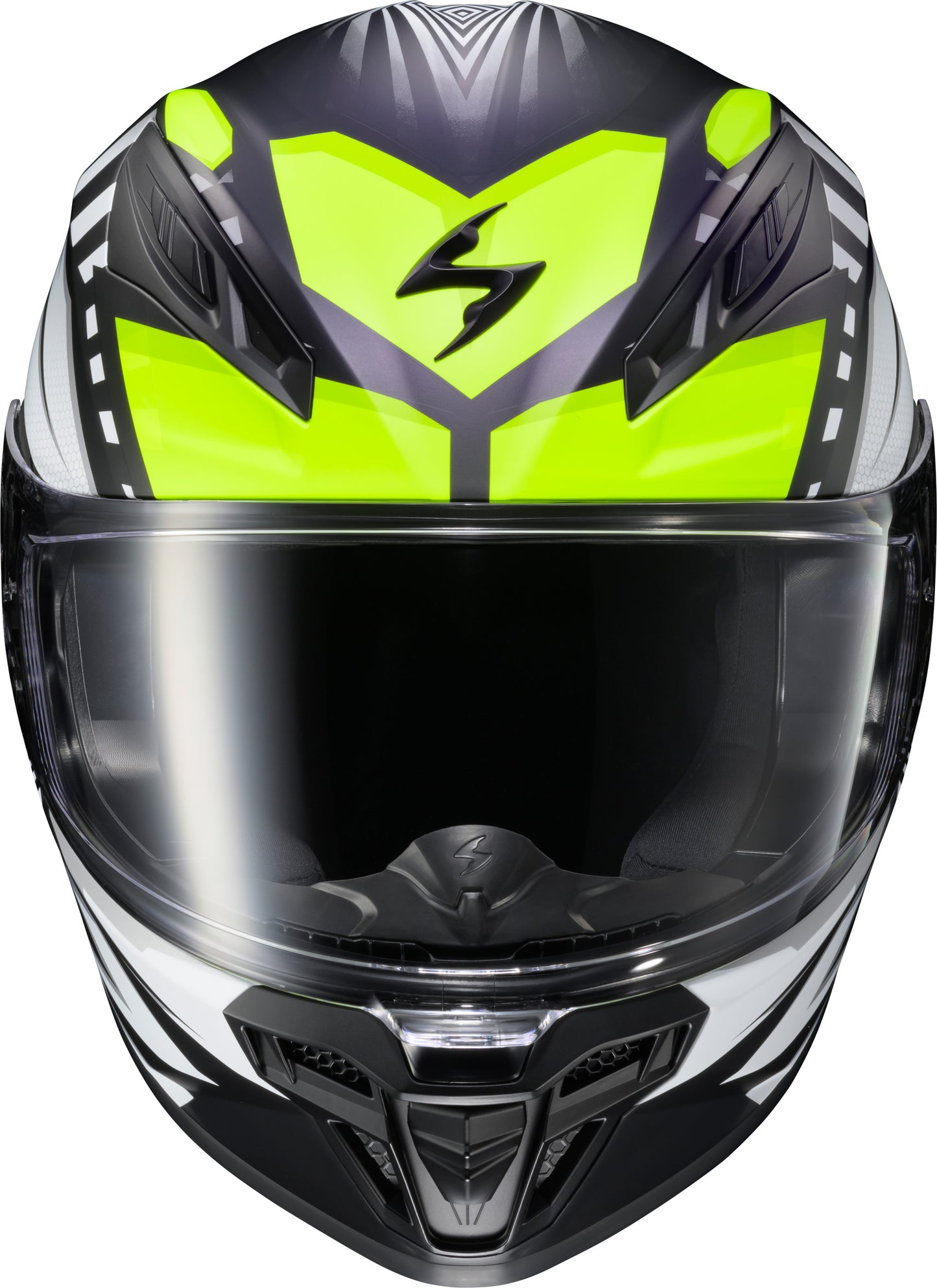 Exo R430 Full Face Helmet Head Trip Hi Viz Lg