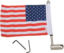 PRO PAD Luggage Rack Flag Mount - 1/2" Round - With 10" X 15" Flag RFM-RDHB1215
