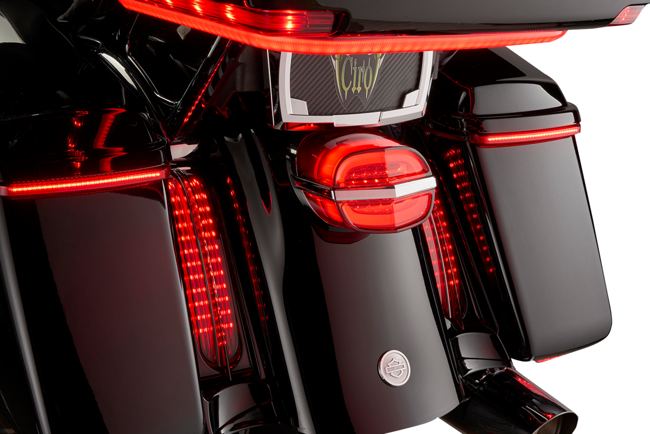 CIRO Taillight - Red Lens - without License Plate Light 40901
