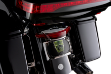 CIRO Taillight/License Plate Mount - Red Lens - Chrome 40473
