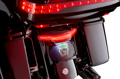 CIRO Taillight/License Plate Mount - Smoke Lens - Black 40454
