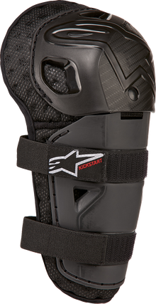 ALPINESTARS Youth Bionic Action Kickstart Guards - Knee - Black/Red 6540724-13-OS