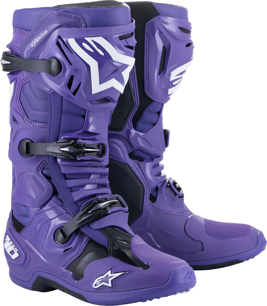 ALPINESTARS Tech 10 Boots - Purple/Black - US 7 / EU 40.5 2010020-394-7