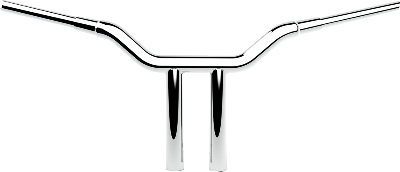 LA CHOPPERS One-Piece Kage Fighter Handlebar - 12" x 1-1/2" - Chrome LA-7343-12
