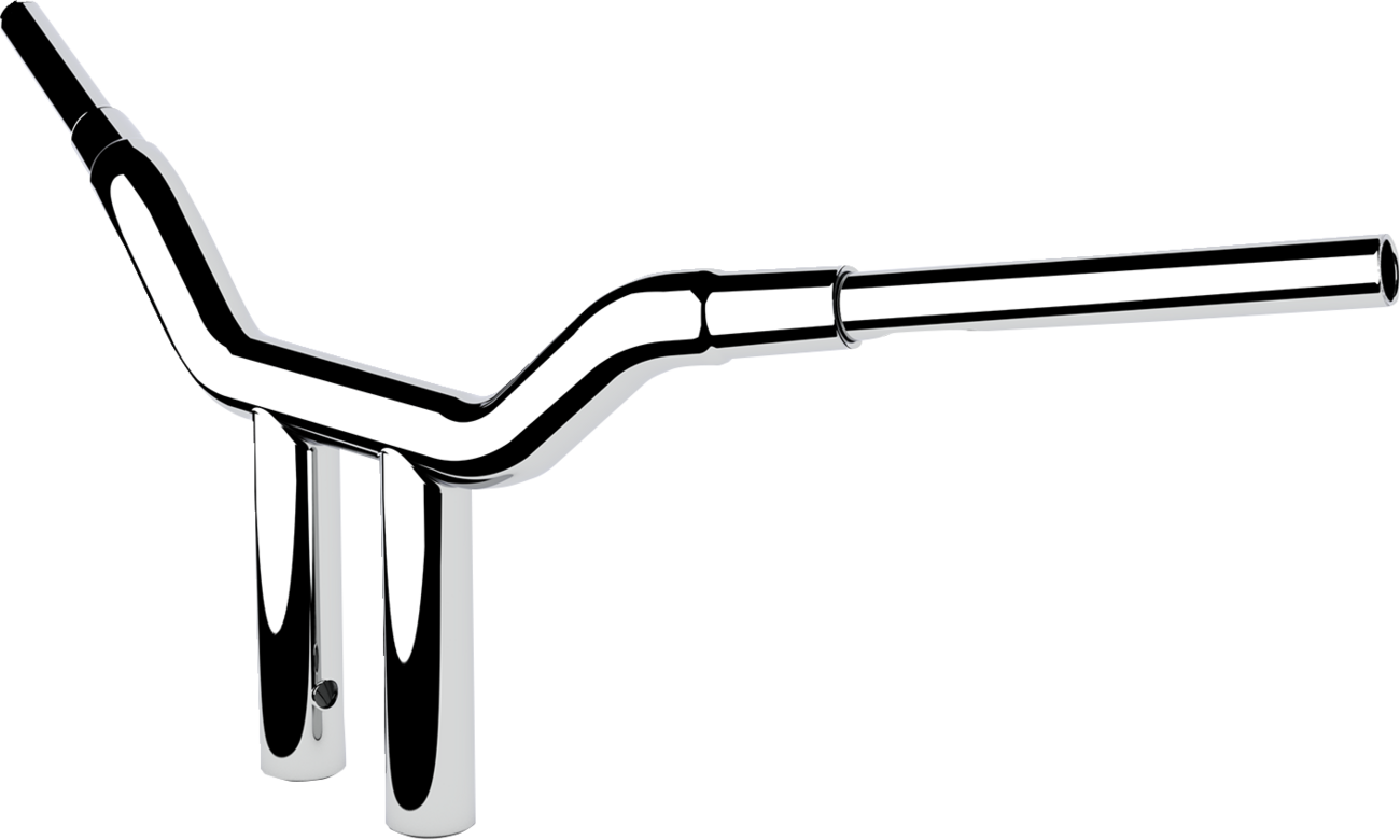 LA CHOPPERS One-Piece Kage Fighter Handlebar - 10" x 1-1/2" - Chrome LA-7343-10