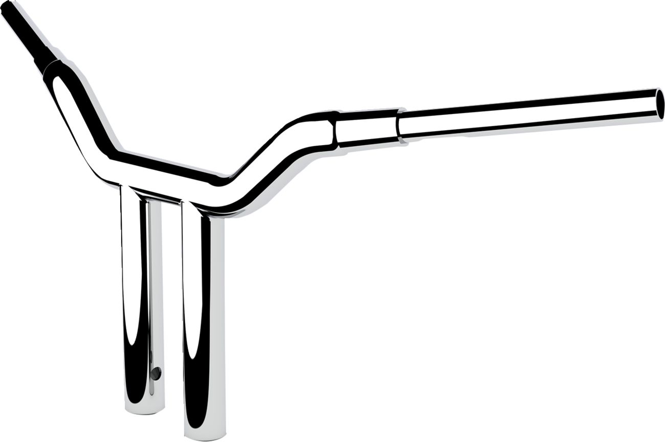 LA CHOPPERS One-Piece Kage Fighter Handlebar - 12" x 1-1/2" - Chrome LA-7343-12