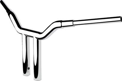 LA CHOPPERS One-Piece Kage Fighter Handlebar - 12" x 1-1/2" - Chrome LA-7343-12