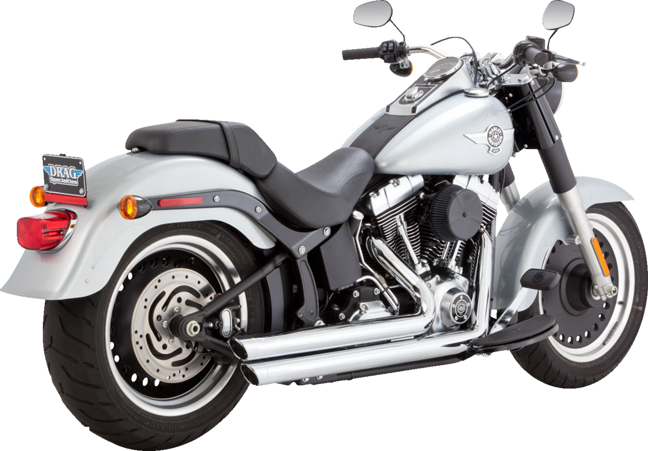 VANCE & HINES Big Shots Staggered Exhaust System - Chrome 17959