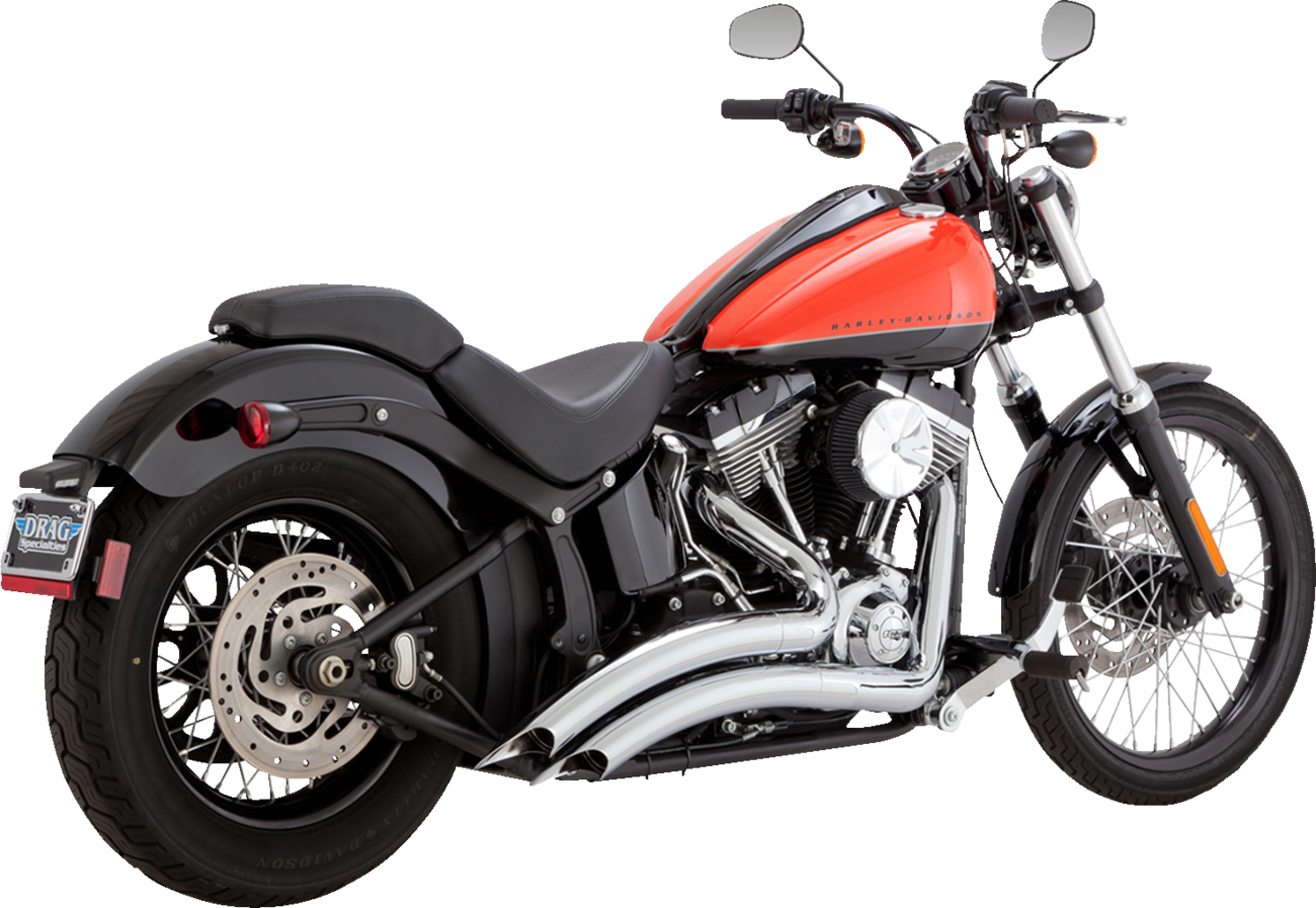 VANCE & HINES 2-into-2 Big Radius Exhaust System - Chrome 26079