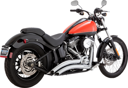 VANCE & HINES 2-into-2 Big Radius Exhaust System - Chrome 26079