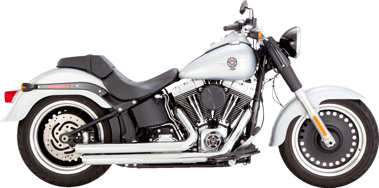 VANCE & HINES Big Shots Staggered Exhaust System - Chrome 17959